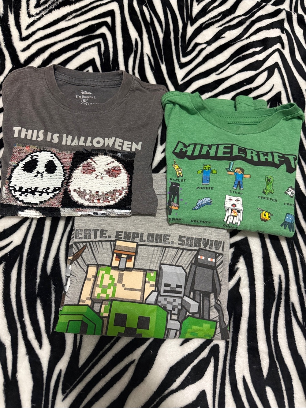 Boys Disney/ Minecraft Graphic Tees